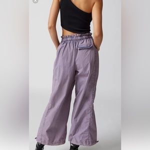 NWT Urban Outfitters Sloan Nylon Baggy Balloon Pant Distressed Drawstring Medium